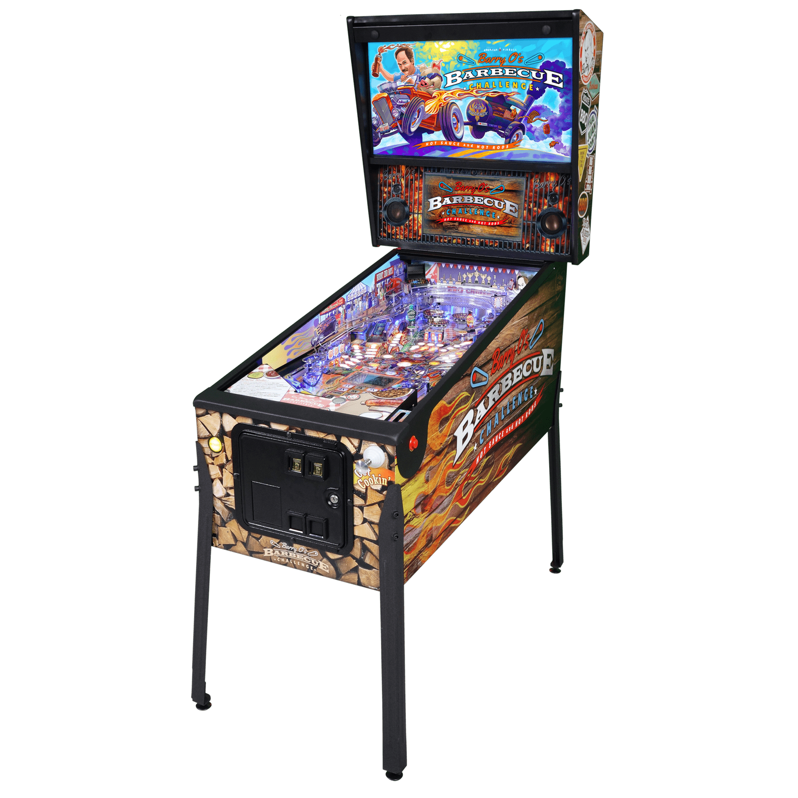 api_bbq_classic_cabinet_right.png American Pinball Barry O’s BBQ Challenge Classic Pinball Machine - Image 1